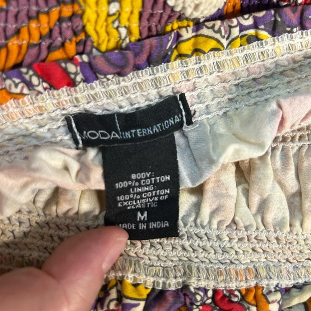 Moda International Multicolor Strapless Dress - Picture 3 of 4